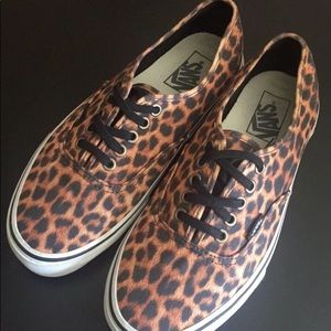 Cheetah print Vans shoes
